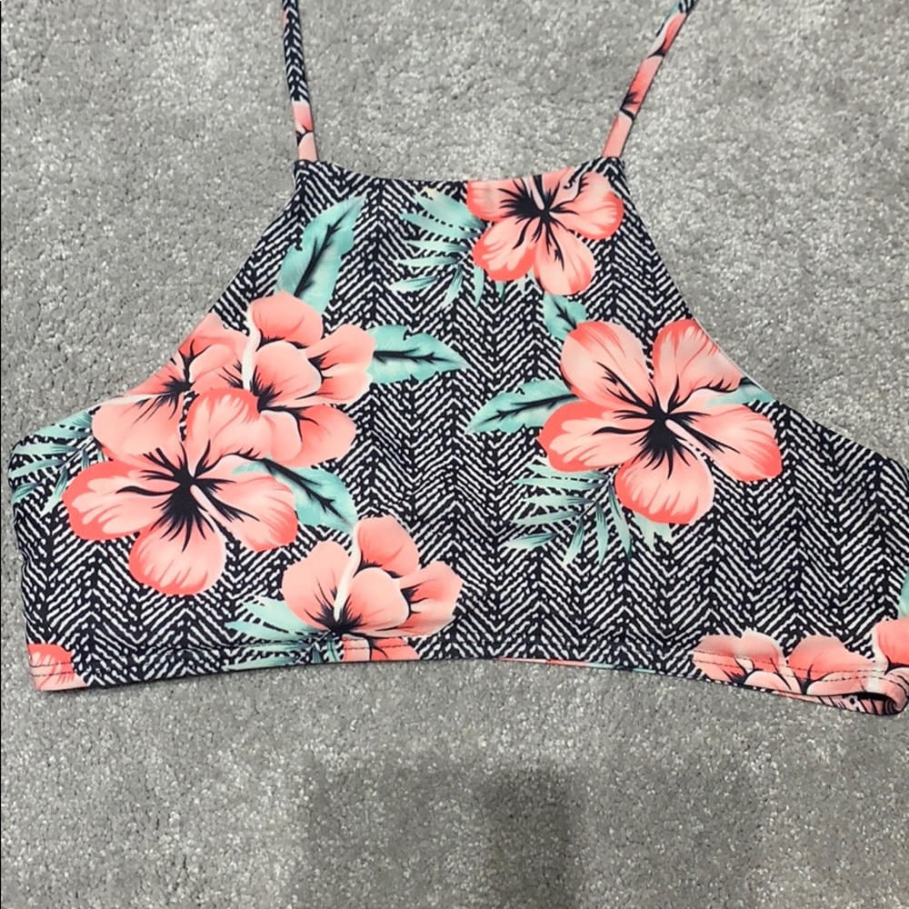flower bikini top